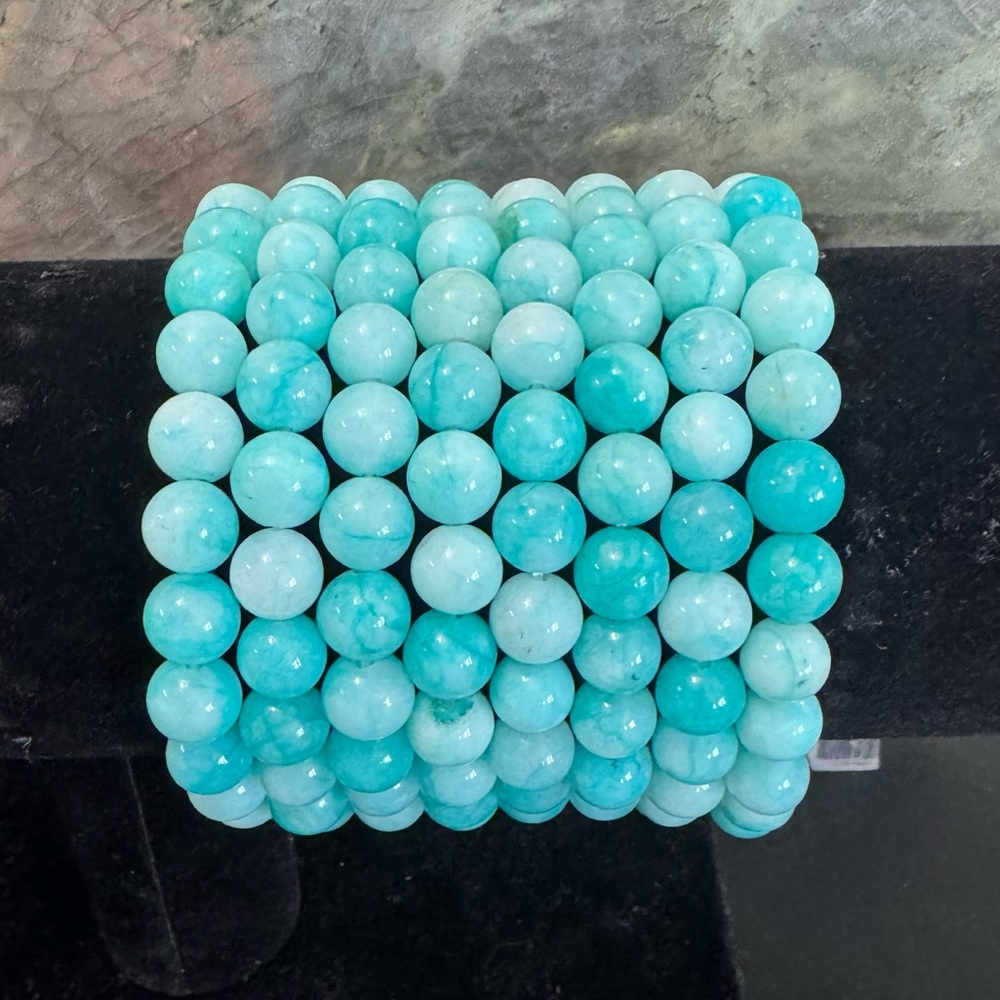 2 Amazonite Handmade Bracelet. New